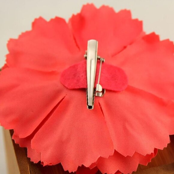 Women\'s Bohemian Peony Flower Hairpins 4pcs Hair Clips Brooches for Festivals
